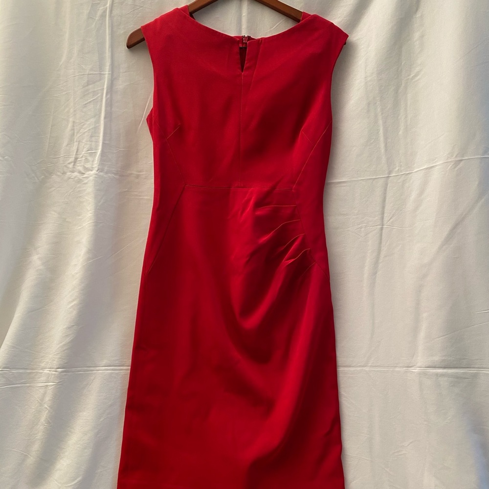 L.k. Bennett D R Tancy Dress Raspberry Size 8 , - Picture 2 of 9